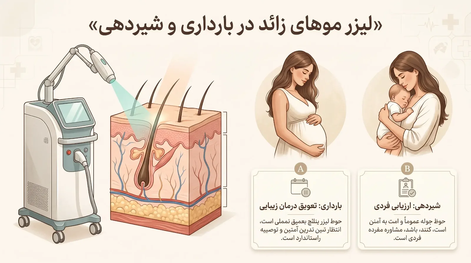 درمانهای زیبایی در بارداری و شیردهی