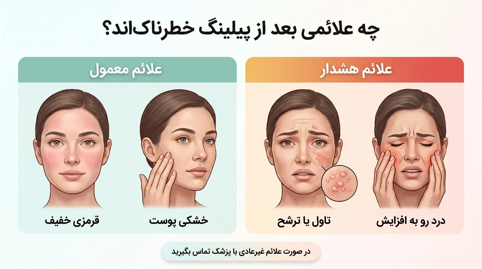 پیلینگ شیمیایی صورت چیست؟