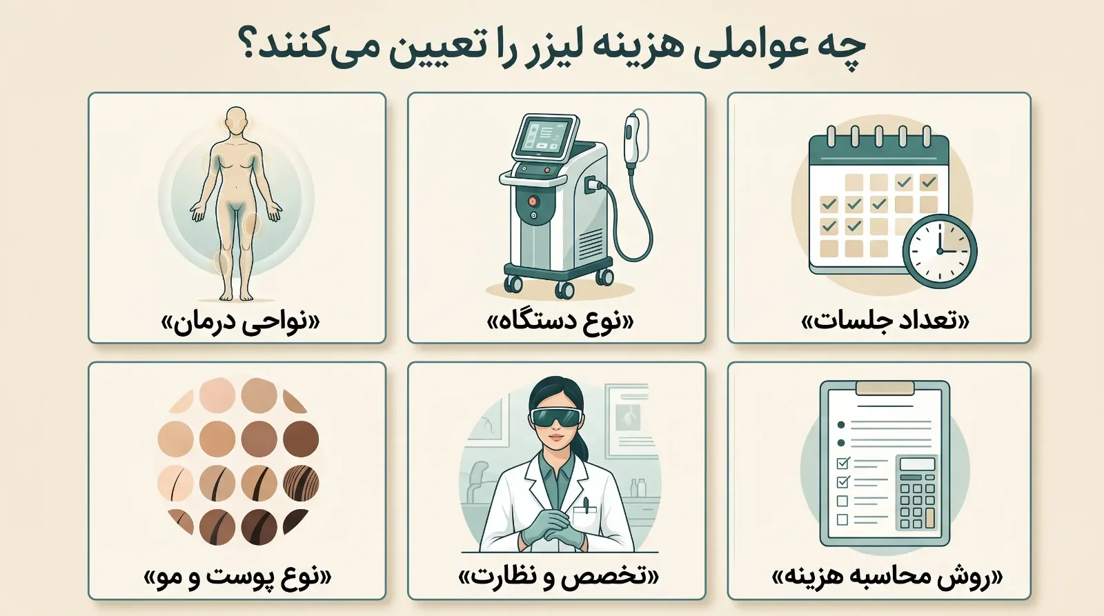 قیمت لیزر کل بدن در پردیس